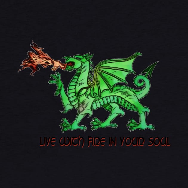 Live with Fire Welsh Dragon by NikkiBear67